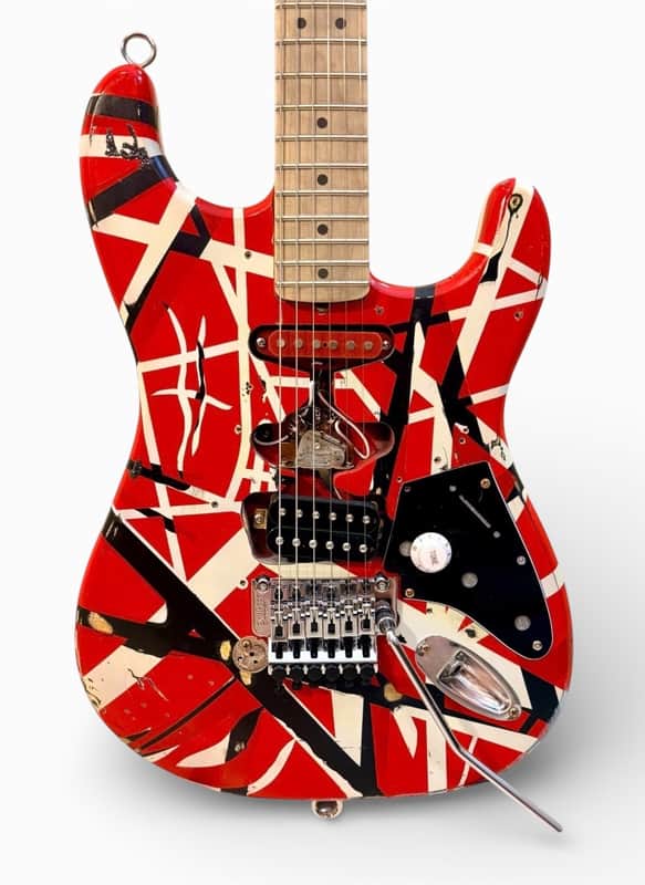 Eddie Van Halen Frankenstrat, Frankenstein Replica Guitar Build, not an EVH image 1