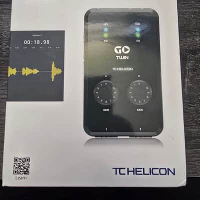 TC Helicon GO TWIN Portable USB Audio / MIDI Interface 2020 - Present - Black image 1