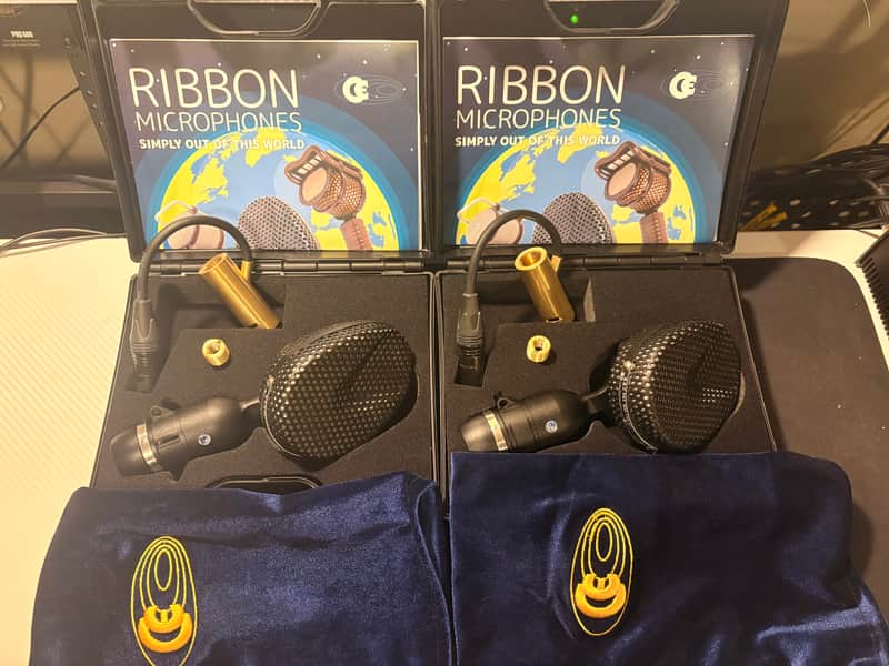 Coles 4038 Ribbon Microphone Stereo Pair 2000s Black image 1