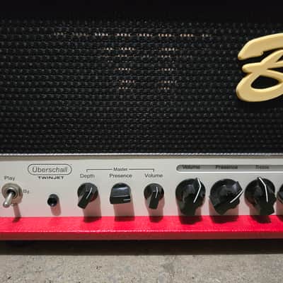 Bogner Uberschall Twin Jet 100-Watt Head - Red Tolex image 2