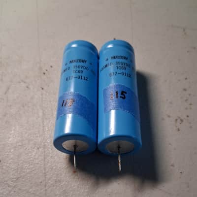 Mallory Vintage Marshall Amp Capacitors 1991 - Electrolytic 100uf 350vdc (2) image 1