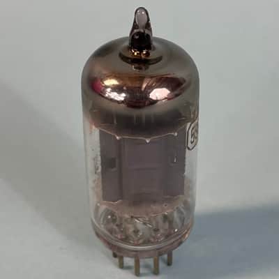 1970s RCA 5963 12AU7WA Vintage Long Plate Halo Getter Preamp Tube! T208 image 4