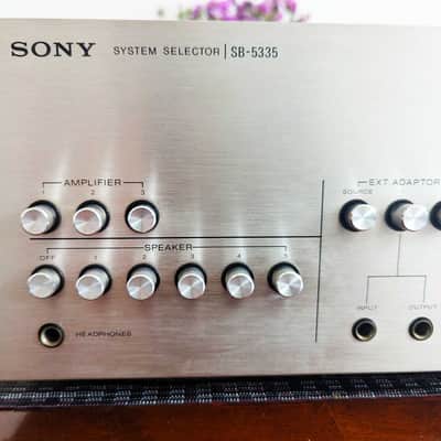 Sony SB-5335 Audio Selector: Input/Tape/Phono, 3 Amps, 5 Speakers, Clean, Work! image 2