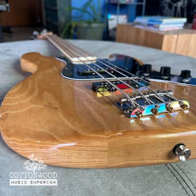 Fender Crafted in Japan (CIJ) 1975 Reissue Jazz Bass (JB75) – Natural Ash with Maple Neck (2004-2005) image 17