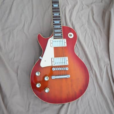 Left Handed BURNY Super Grade RLG-55 Cherry Sunburst 2003 China image 3