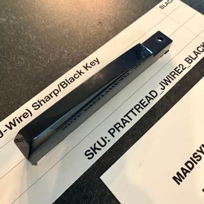 ORIGINAL Pratt Read Replacement SHARP/BLACK Key (J-Wire Keybeds) for ARP 2500/2600, Moog Minimoog, Oberheim OBX/OBXa/OB8, Sequential Prophet-5/10, PPG Wave 2.2, EML 500, and more image 2