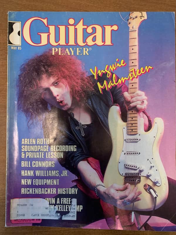 Guitar Player Magazine Guitar Player Magazine, May 1985, Yngwie 1985 - Good image 1