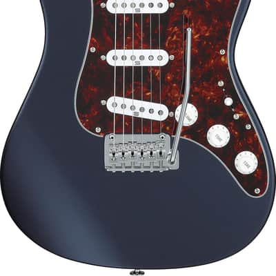 Ibanez 1B-AZ2203NTDB Prestige AZN Electric Guitar 6-String - Dark Tide Blue Flat + Case – B-Stock image 9