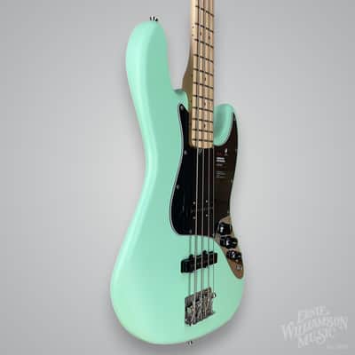 Fender American Performer Jazz Bass with Maple Fretboard 2024 - Satin Surf Green image 3
