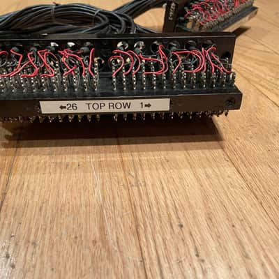 Switchcraft 48 point TRS patchbay x2 with Christmas Trees TRS 1980s - Black image 4