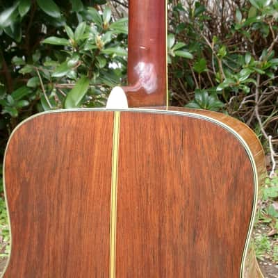 Yamaha FG450 Green Label Nippon Gakki Japan 1972 to 74 Natural New Jakaranda + Original Rocket case image 8