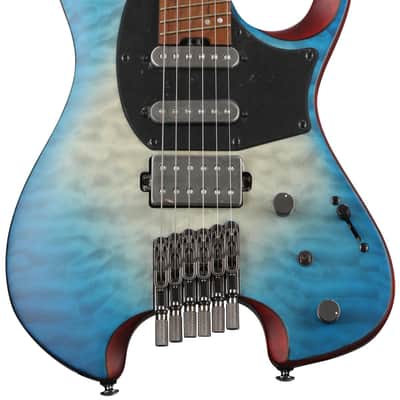 Ibanez QX54QM - Blue Sphere Burst Flat image 1