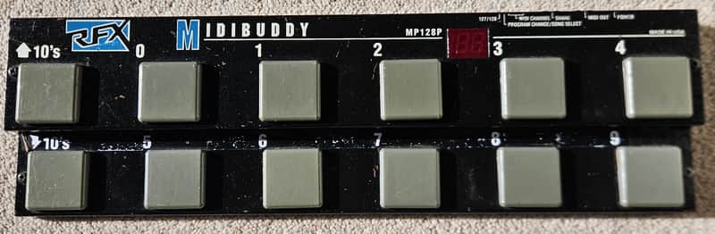 RFX Midibuddy MP128P Midi Footswitch
