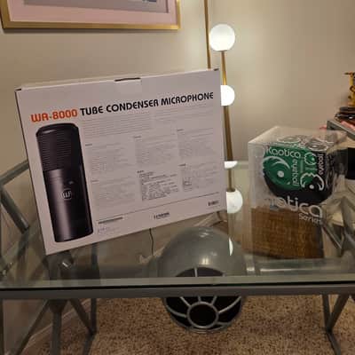 New Warm Audio WA-8000 mic with Eyball noise filter (green) image 2