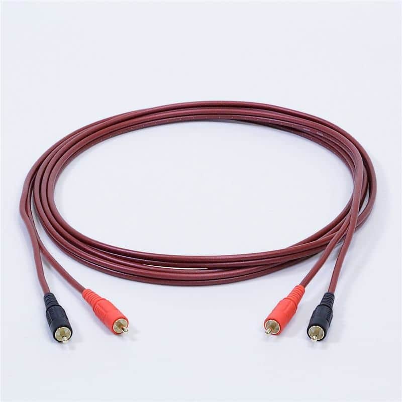 Noah'sark [Summer Bonus Sale] PASSGO RED RCA Cable (Stereo) (1.5m) (Passgo Red) (Line Cable/Stereo Cable) (Stereo RCA-RCA) (RCA(L/R)-RCA(L/R)) (Made in Japan) image 1