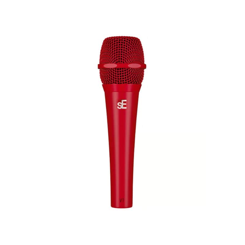 sE Electronics V7 RED Studio-grade Handheld Microphone Supercardioid in Red (Open Box) image 1