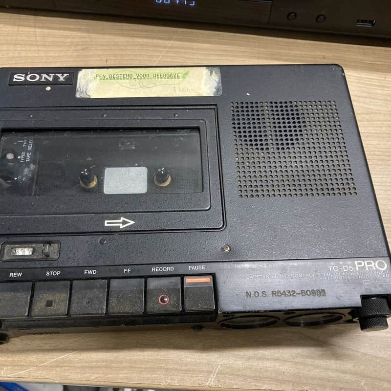 1980 Sony TC-D5 PRO TAPE RECORDER PLAYER black
