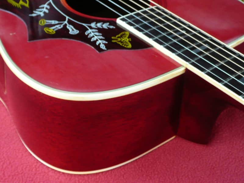 Morris WH-20 Humming Bird Late 70's Red Sunburst | Reverb