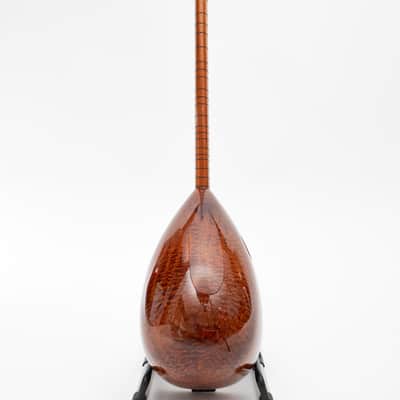 Long Neck Saz Rare Pamela wood & mother of pearl design, Professional Instrument image 5