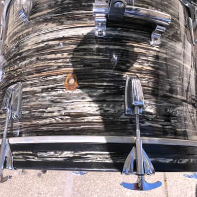 Holy Grail! Ringo Starr Ludwig Black Oyster Pearl 3 Piece Downbeat Drum Set image 4