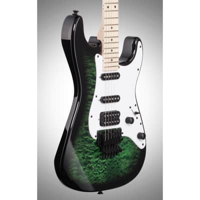 Jackson Adrian Smith Signature SDX Electric Guitar (Maple Fingerboard), Transparent Green Bild 6