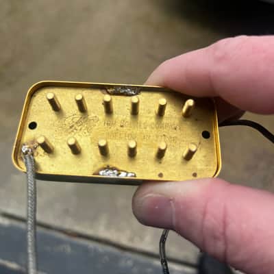 RARE Tom Holmes THC Gretsch Filter’tron Filtertron 2000 - Gold image 2