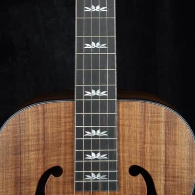 Beard Legacy E-Model Koa Squareneck Resonator in Satin Natural image 5