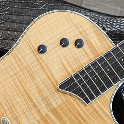 2006 Taylor T5-S1 Electric Guitar Natural Flame Top + OHSC image 3