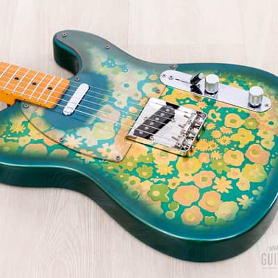 1987 Fender Telecaster Blue Flower '69 Vintage Reissue TL69-75, Collector-Grade, Japan MIJ Fujigen image 10