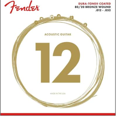 Fender Dura-Tone® 880L 80/20 Coated 12-52 Guitar Strings image 2
