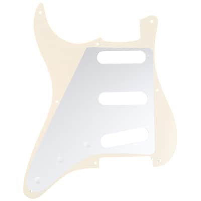 8-Hole 50s 57 Vintage Style Strat SSS Guitar Pickguard for American Stratocaster, 3Ply Cream image 3