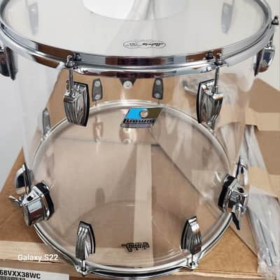 Ludwig *Pre-Order* Vistalite Clear 16x18" Floor Tom Drum w/Legs Acrylic | Made in the USA | NEW | Special Order | Authorized Dealer image 3