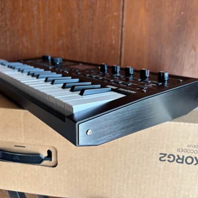 Korg MicroKORG 2 MBK 37-Key Synthesizer/Vocoder limited edition Metallic Black w/ box image 7