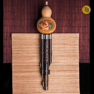 Premium Natural Hulusi Gourd Flute in Key C (Lowest Note)– Handmade by Master Artisan | Traditional Yunnan Purple Bamboo Flute | Best Sound & Craftsmanship image 7