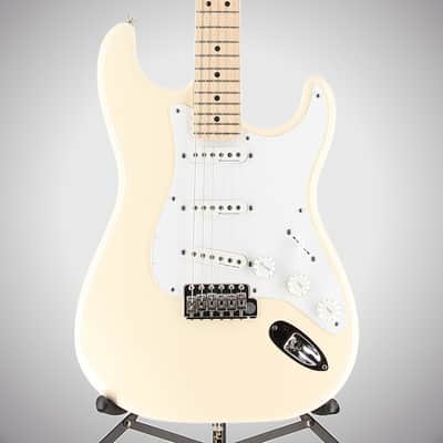 Fender Certified Pre-Owned Eric Clapton Stratocaster, Maple Fingerboard, Olympic White (O1) (44536) image 1