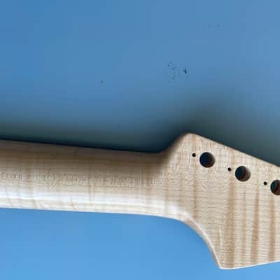 Musikraft Strat style Maple with Rosewood Fretboard 24 3/4" Scale LSR Nut 2024 - Gloss Nitrocellulose image 22