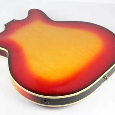 1967 Vintage Fender Coronado II XII Sunburst BODY USA 1960s Early-CBS image 10