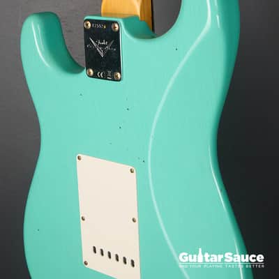 Fender Custom Shop 59 Stratocaster Rosewood Journeyman Super Faded Aged 2025 - Sea Foam Green (Cod.1926NG) image 15