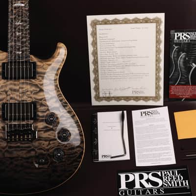 PRS RARE 2016 Private Stock DGT in Frostbite Fade w/Quilt Maple Top, Stained Quilt Maple Fretboard w/Ebony Binding, Flame Maple Neck, Swamp Ash Back with Matching Backplates, Black PRS Tremolo + Phase III Locking Tuners & MOP w/Paua Outline Bird Inlays image 11