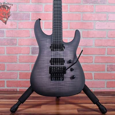 Jackson USA Custom Shop SL2H Soloist Flame Maple Top Transparent Black Burst 2024 w/OHSC image 1