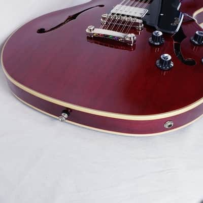 Guild Starfire 12-String Semi-Hollow Electric Guitar Cherry Red w/Case image 11
