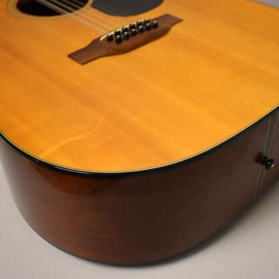 1968 Martin D-12-20 Acoustic 12-String Dreadnought Natural w/OHSC image 8