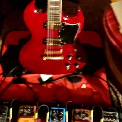 Jay Turser SG style 12 string Red image 4