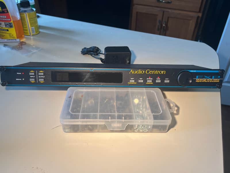 Audio Centron FXP Advanced Multi-Editor Digital Effect Processor w/ power supply & rack mount bolts/washers image 1