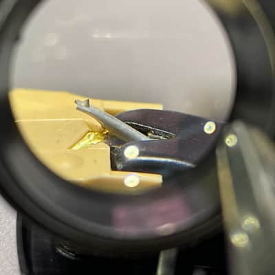 Shure M75B Cartidge & Yamaha HS-700 Headshell Vintage Turntable Tonearm image 6