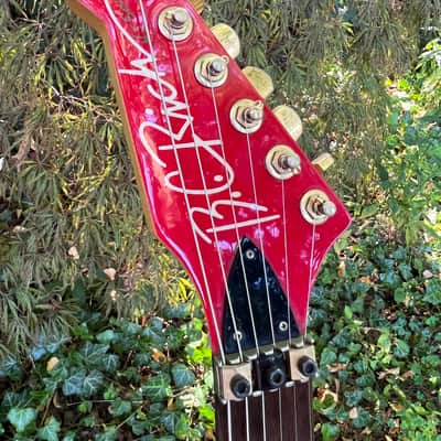 BC Rich Warlock Reverse Headstock Red 1994 NJ Series image 4