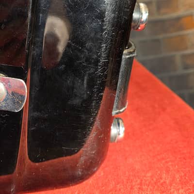 Vintage 1960s Philharmonic Piano Acoustic-Electric Accordion Black w/ OHSC & New Strap image 13
