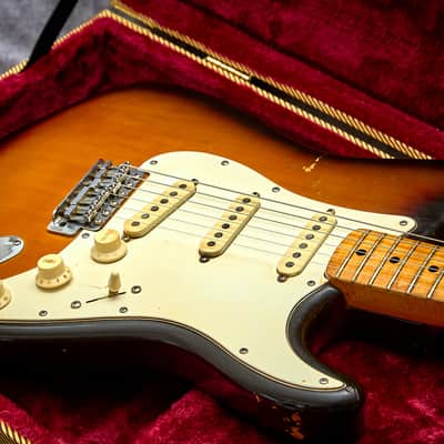 1974 Fender USA Stratocaster 3-Tone Sunburst- 3.3 kg ! image 2