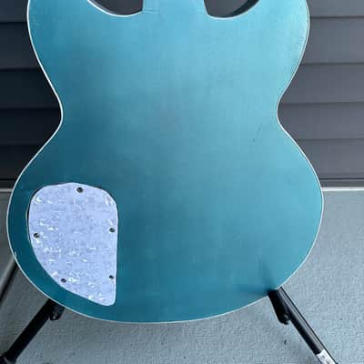 Eman Guitars DG Lopez R Style 12 String 2023 - Pelham Blue TV Jones HT Pickups image 8