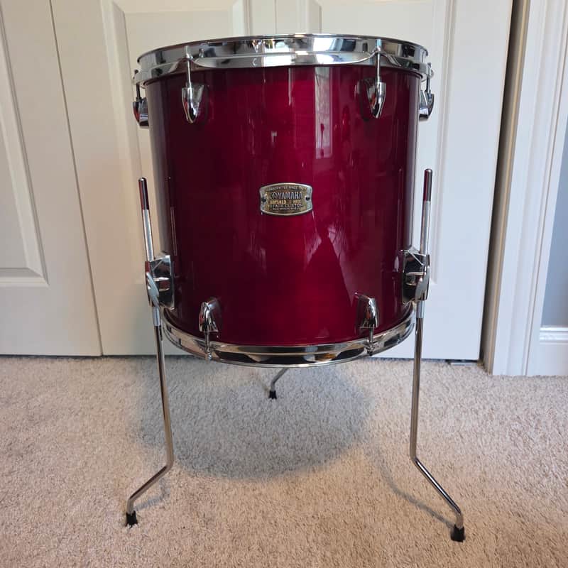 Yamaha Stage Custom Birch 14x13 floor tom SBF1413 - Cranberry red image 1
